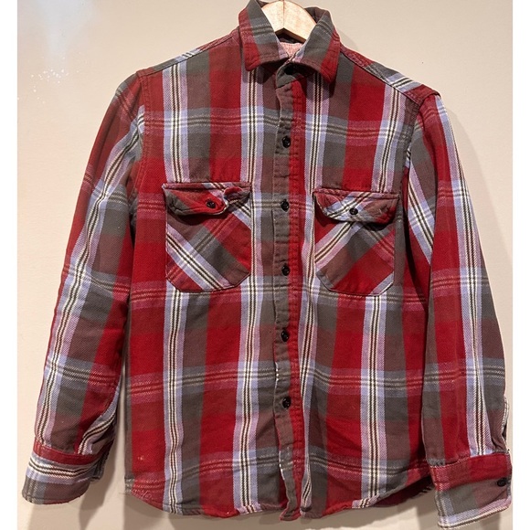 Frost-Proof Plaid Long-Sleeved Flannel Cotton Buttoned Down Boyfriend Style Top - Picture 6 of 16